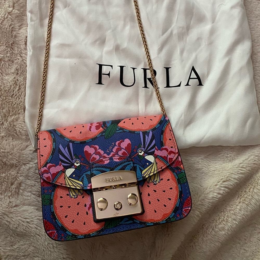 Furla Metropolis Mini Cross Body Bag- multicolor